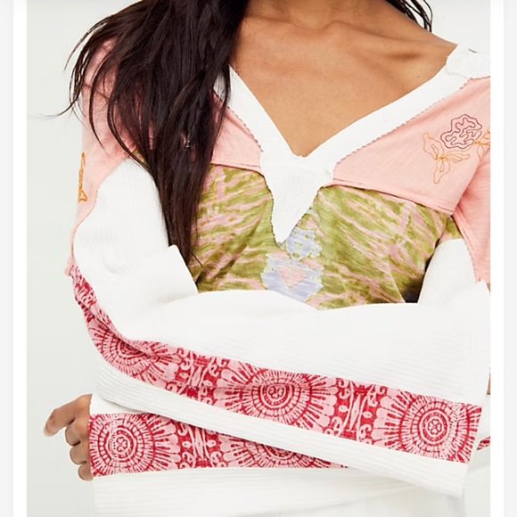 Free People Whatever Long Sleeve Tee - Picture 1 of 11